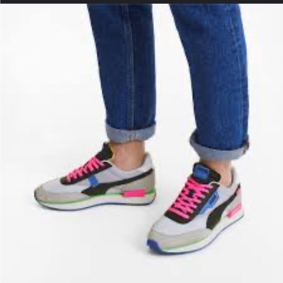 PUMA Future Rider 'Play On White Grey Violet' - Picture 1 of 14